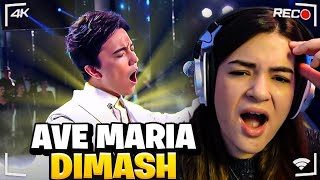 DIMASH  THE MASTER OF VOCAL TECHNIQUE  AVE MARIA  REACTION [upl. by Midas]