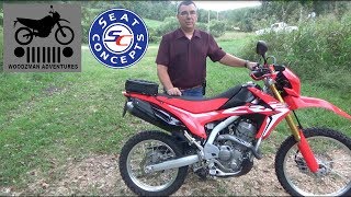 Seat Concepts Honda CRF250L Seat Kit Cover amp Foam Install CRFs Only [upl. by Nodyl815]