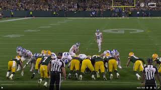 QUAY WALKER LOSES THE PACKERS ANOTHER GAME WITH STUPID PENALTY VS LIONS [upl. by Kaufmann]