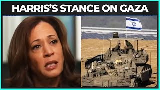 Harris Makes Her Stance On Gaza War CLEAR In CNN Interview [upl. by Holden]