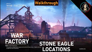 All Stone Eagle Locations WAR FACTORY Sniper Elite 5 [upl. by Nej379]