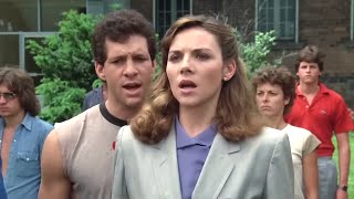 Young Sexy Kim Cattrall Hit on by quotDirtbagquot Steve Guttenberg in Roll Call  Police Academy 1984 [upl. by Airbmak]