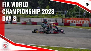 FIA Karting World Championship  Day 3  7L performance [upl. by Chiquita]