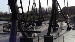 Heide Park Soltau Neuheit 2011 Dive Coaster quotKrakequot erste Aufnahmen  720p [upl. by Messere]