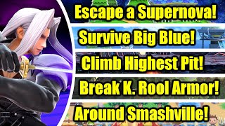 Can Sephiroth Beat These 30 Challenges in Super Smash Bros Ultimate [upl. by Enelcaj497]