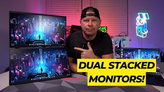 InnoView 185quot Dual Stacked Monitors Review [upl. by Battista873]