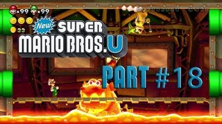 New Super Mario Bros U 100 Coop Walkthrough Part 18 [upl. by Dressel]