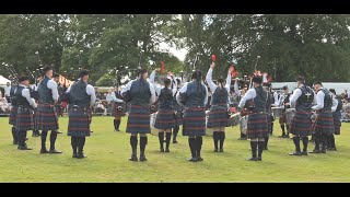 Closkelt Pipe Bands Good Move medley at the 2024 Scottish Championships in Dumbarton [upl. by Ayotas]