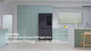 4DR French Door AI Family Hub™ Vernetzt mit SmartThings  Connecté avec SmartThings  Samsung [upl. by Sevart]