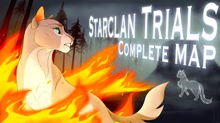 Starclan Trials COMPLETE Warrior Cats AU MAP [upl. by Arbmat]