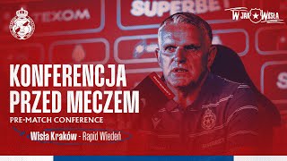 Konferencja prasowa przed meczem Wisła Kraków  Rapid Wiedeń cz 1 [upl. by Dreyer]