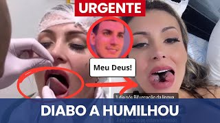 AGORA ANDRESSA URACH ULTRAPASSOU OS LIMITES COM LÍNGUA BIFURCADA E ESSE FOI O MOTIVO [upl. by Aneer]