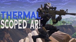 The NEW THERMAL Scoped AR Is INSANE  Fortnite Battle Royale Update [upl. by Nonnaer809]