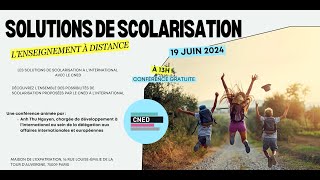 Les solutions de scolarisation à linternational avec le CNED [upl. by Ahsyle117]