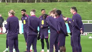 ENGLAND  Full training session at St Georges Park ahead of Brazil clash at Wembley Stadium [upl. by Tobe467]