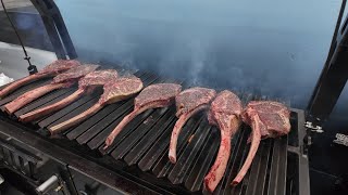 Wagyu Tomahawk Sliders on a TMG Santa Maria [upl. by Hartwell141]