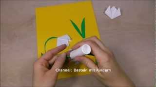 Schneeglöckchen basteln  Basteln im Frühling  Muttertagsgeschenk selber machen  Muttertag [upl. by Glendon]