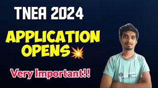 TNEA 2024 Counselling Application Date🥳Very Important 💥Rank list [upl. by Reinald]