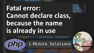 Resolve quotCannot declare class Attribute because the name is already in usequot or similar PHP errors [upl. by Carri102]