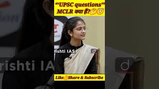 UPSC motivation ये MCLR क्या है🤔😇 DrDivyakirti Sir shorts Drishti IAS [upl. by Innaig]