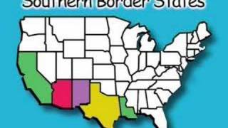 Southern Border States  States amp Capitals Songs [upl. by Nigam]