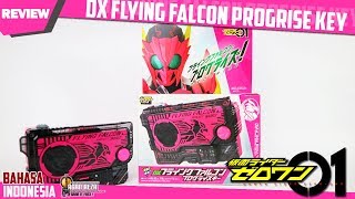 DX REVIEW  DX FLYING FALCON PROGRISE KEY  フライングファルコンプログライズキー Kamen Rider ZeroOne [upl. by Hakaber]