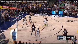 FlightReacts To 3 TIMBERWOLVES at 2 NUGGETS  FULL GAME 7 HIGHLIGHTS  May 19 2024 [upl. by Nylkaj]