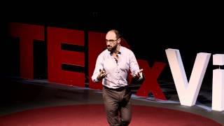 Why do we ask questions Michael quotVsaucequot Stevens at TEDxVienna [upl. by Einnel]