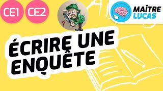 Écrire une enquête CE1  CE2  Cycle 2  Français  Production décrits [upl. by Aislehc]