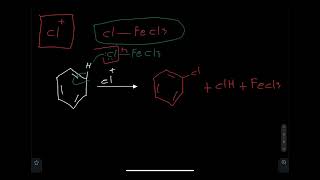 Organic chemistry  Halogenation of benzene شرح [upl. by Eziechiele]