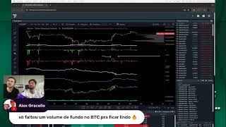 BITCOIN PUMP 42K AGORA É LUA  COM AndreFauth [upl. by Ellenod666]