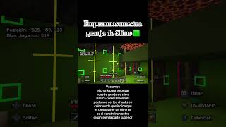 Empezamos nuestra granja de slime minecraftminecraftjavaminecraftbedrockminecraftbuildingmemes [upl. by Anej]