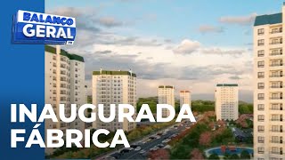 Inaugurada em Cascavel primeira fábrica automatizada de prédios do Brasil investimento é de R 200 [upl. by Airrehs]