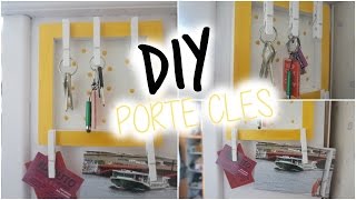 DIY ❤ Porte clé Mural I DIY Français [upl. by Ilocin]