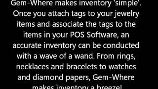 GemWhere RFID Jewelry Inventory System Demo by Kassoy [upl. by Chadabe]