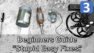 Three Most Common Motor Fixes Anyone Can Do Ultimate Guide to Electric motors  070 [upl. by Tnomyar]