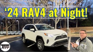 2024 Toyota RAV4 at Night Inside amp Out [upl. by Sairtemed]