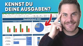 Excel Haushaltsbuch inkl Dashboard für 2024 erstellen 📊 [upl. by Isolda]