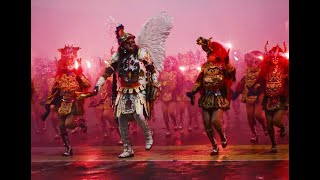 DIABLADA FERROVIARIA  CARNAVAL DE ORURO 2024 BOLIVIA [upl. by Maire]