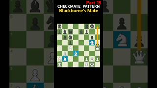 Blackburnes Mate  Checkmate Pattern Series chess [upl. by Rebecca]