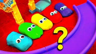 Play Doh Cars Hide and Seek Game amp Play with Toy Cars Best Learning Video for Kids [upl. by Laehplar]