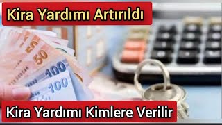 2024 Kira Yardımı Artırıldı Aylık 5500 TLye Ödeme [upl. by Nyrhtakyram966]