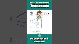 Easy Mnemonic to Remember Vomiting Receptors  Medical School Tips amp Trick inicet neetpg usmle [upl. by Yeldud467]