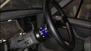 QUICK DISCONNECT STEERING WHEEL ON A JEEP XJ [upl. by Avirt992]