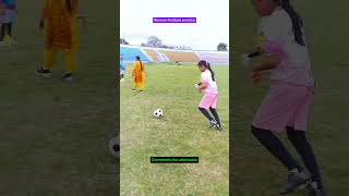 Women Football skills training mitrostudio football womensports tiktok shorts ফুটবল [upl. by Ennaeirb989]