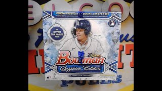 2024 BOWMAN SAPPHIRE BOX OPENING I MESSED IT UP [upl. by Eilloh]