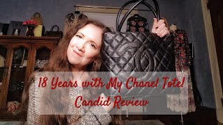 18 Years with My Chanel Tote A Candid Review luxuryfashion chanel chanelbag [upl. by Merl906]