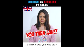 English vs Singlish Phrases  TMTV [upl. by Kingsley]