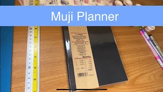 Muji Vertical Planner Review amp Setup [upl. by Arimihc]