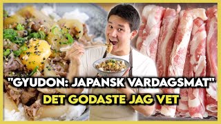 Gyudon Japansk Risskål med Biff  Filip Poon [upl. by Fesoy689]